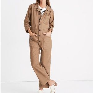 Madewell x As Ever Coveralls Tan Small